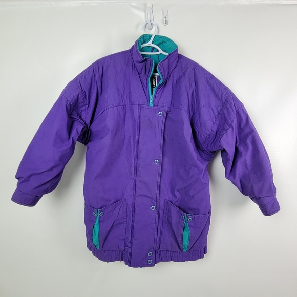 Weather Chasers Vintage 80's 90's Winter Jacket Sz Medium - Picture 1 of 12